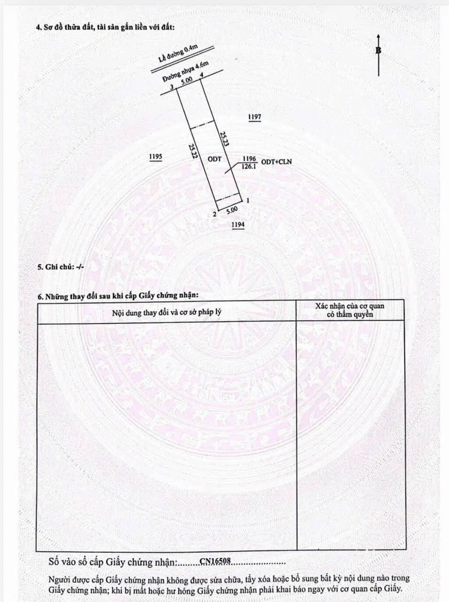 Bán đất nền 75m2 Hiệp Thành Thủ Dầu Một 3.32 tỷ - Ảnh thu nhỏ 3