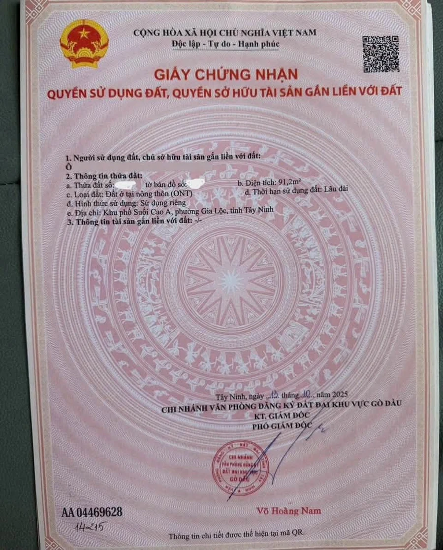 Bán cặp đất liền kề Tây Ninh 91m² thổ cư 100% - Ảnh thu nhỏ 4
