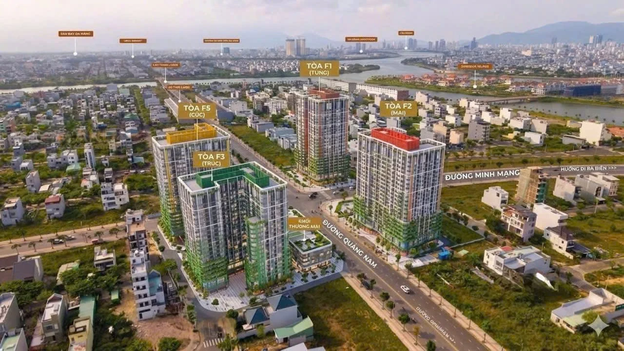 Bán căn hộ 2PN Fours Tower 61m² giá 2,3 tỷ Đà Nẵng - Ảnh 1