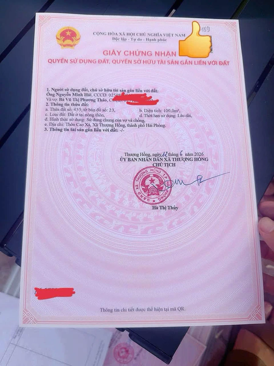 Bán 3 ô đất đấu giá Thượng Hồng Hải Dương, 100m2, 1.6-2 tỷ - Ảnh thu nhỏ 5