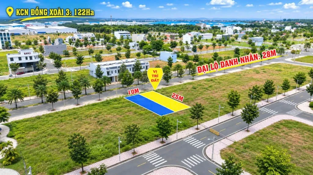 Bán nền 250m² mặt tiền 28m Cát Tường Phú Hưng 1.15 tỷ - Ảnh 1
