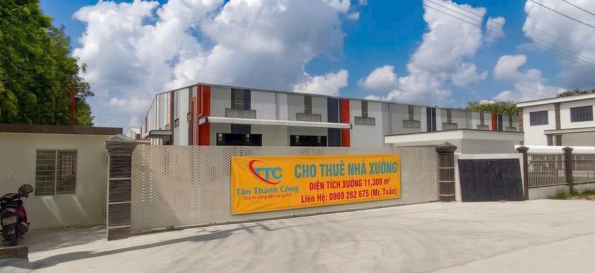 Cho thuê nhà xưởng 11.300m² Bàu Bàng 2,5 USD/m² - Ảnh 1