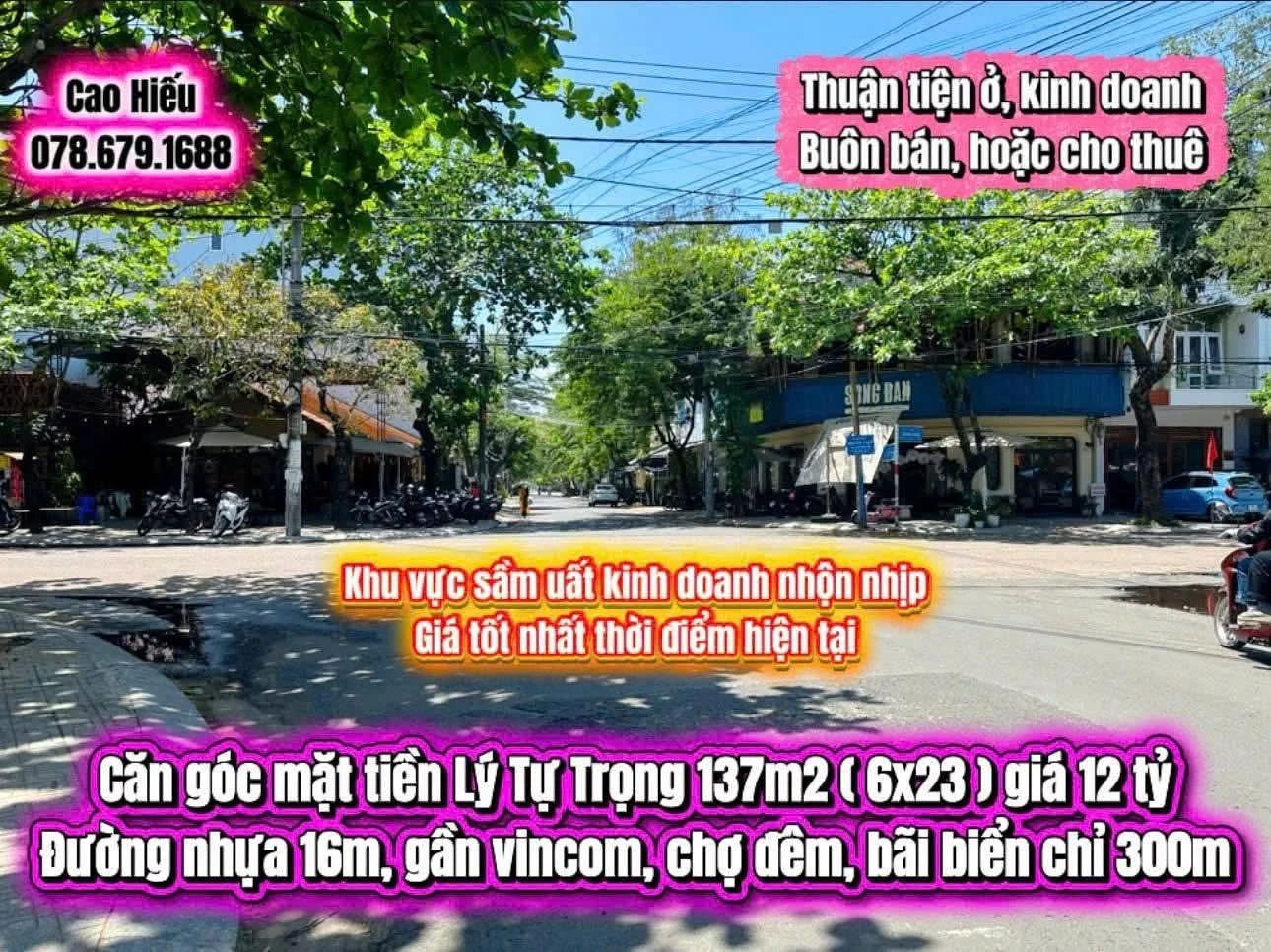 Bán nhà góc mặt tiền Lý Tự Trọng 137m2, 2 tầng 3 phòng ngủ, giá 12 tỷ, Tuy Hòa - Ảnh 1