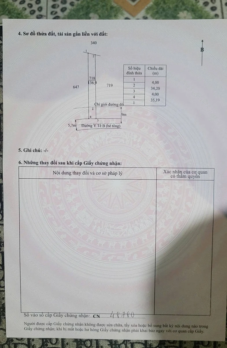 Bán 3 nền đất thổ cư 4x34m mặt tiền Đường Y Tế B, Bình Chánh - Ảnh thu nhỏ 4