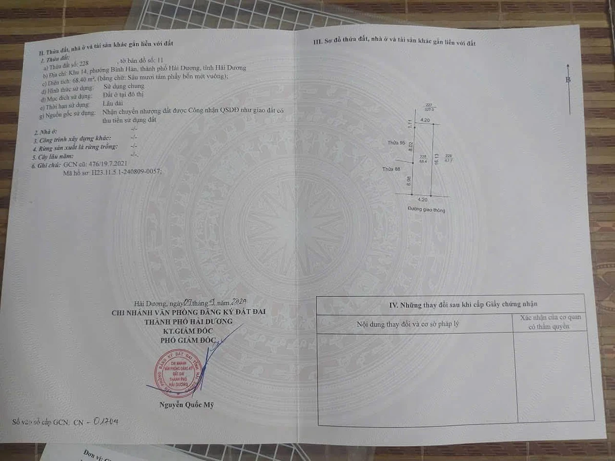 Bán lô đất 68,4m² mặt tiền Phạm Đình Hổ Hải Phòng - Ảnh thu nhỏ 3
