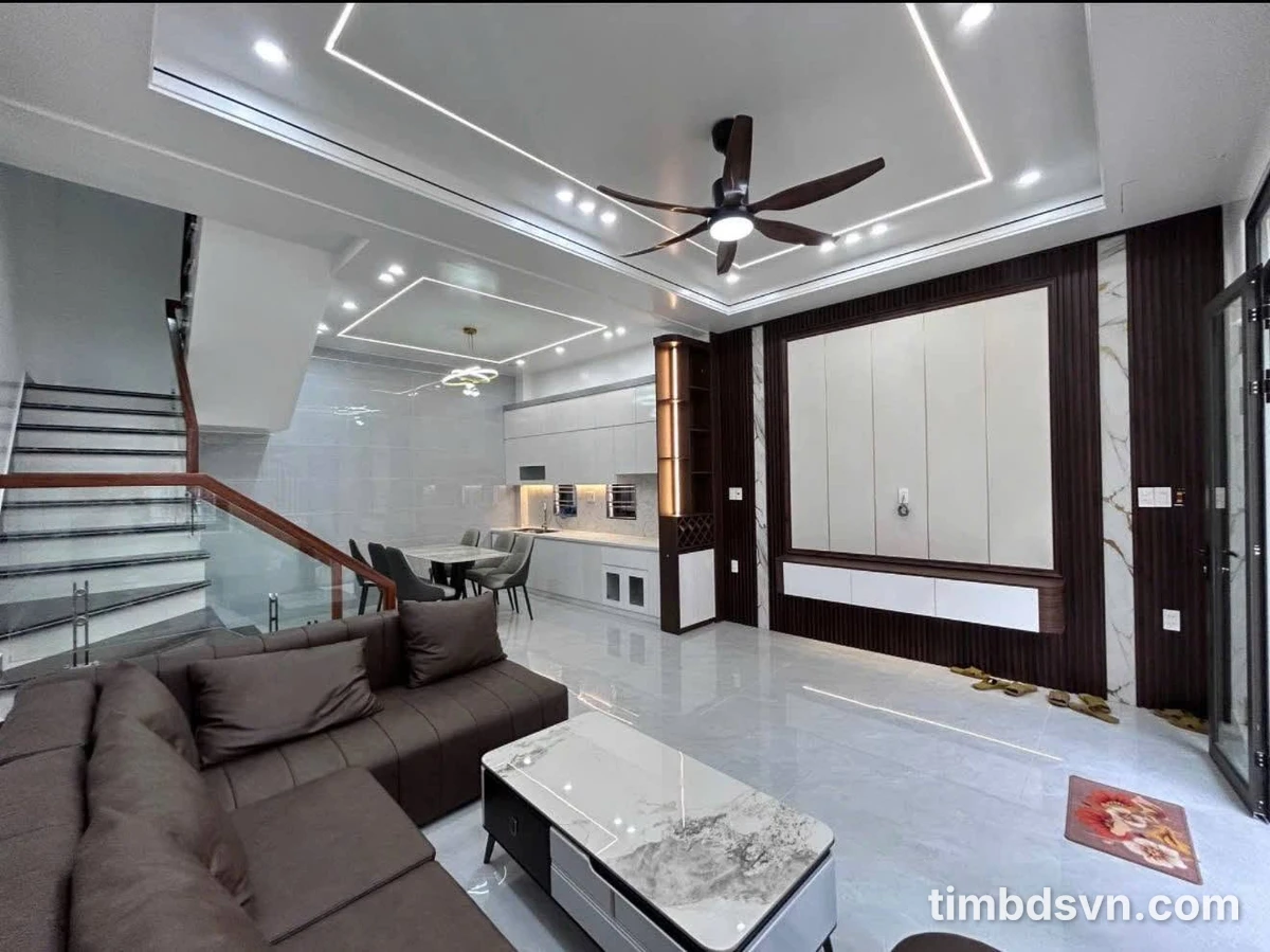 Bán dãy nhà 4 tầng 44m² Đà Nẵng gần TĐC Vườn Mơ - Ảnh thu nhỏ 2