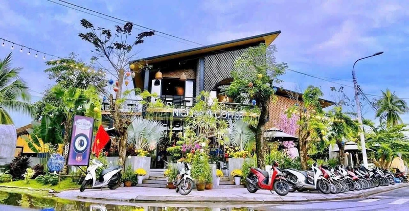 Bán biệt thự kinh doanh cafe 405m² Hòa Tiến, Đà Nẵng, giá 7,7 tỷ