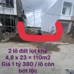 Bán 2 lô đất 110m² Tân Bửu Bến Lức 1 tỷ 380 - Ảnh thu nhỏ 1