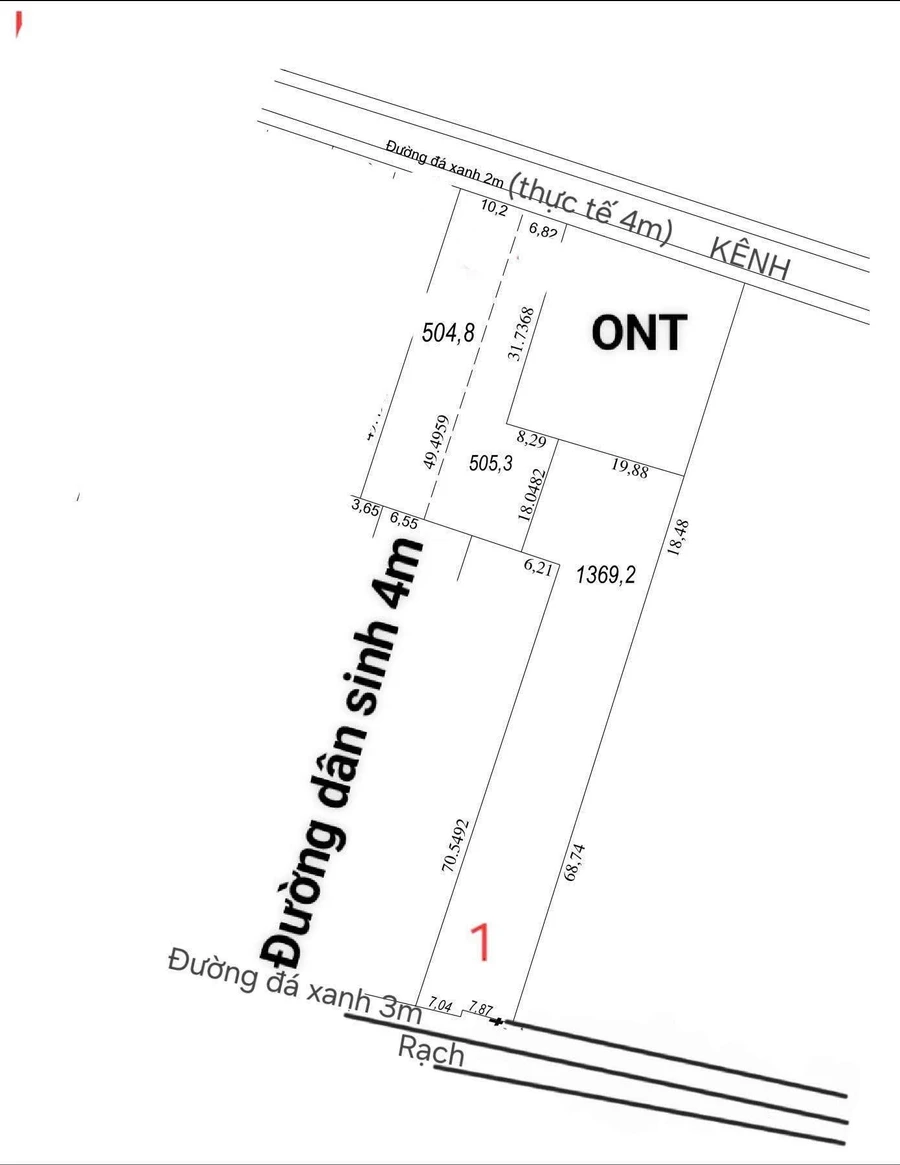 Bán lô đất 504m2 gần ĐT.816, view kênh, giá 445 triệu - Ảnh thu nhỏ 5