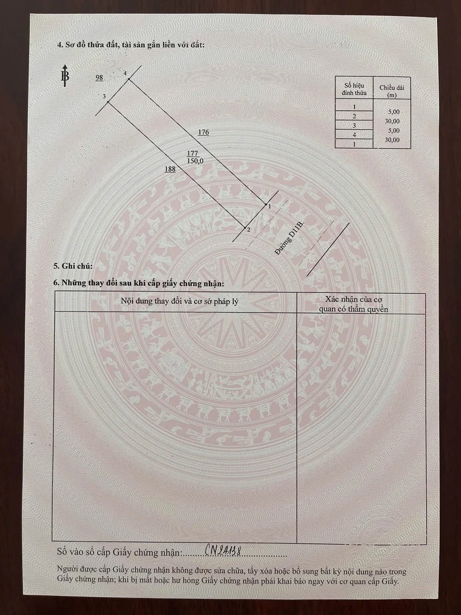 Bán đất xây trọ Becamex 150m2 gần chợ Minh Thành - Ảnh thu nhỏ 3