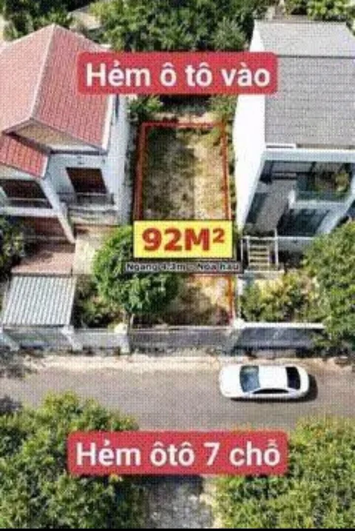 Bán đất trống 92m2 hẻm xe hơi đường Phạm Hồng Thái, Phường 7, Vũng Tàu - Ảnh thu nhỏ 3