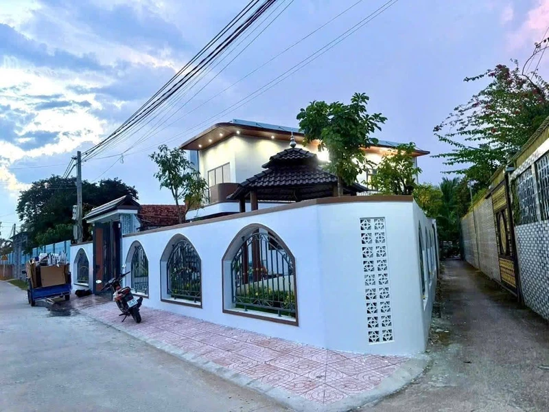Biệt thự sân vườn 286.5m² lô góc 2 mặt tiền, 3PN, Phước Lý, Cần Giuộc