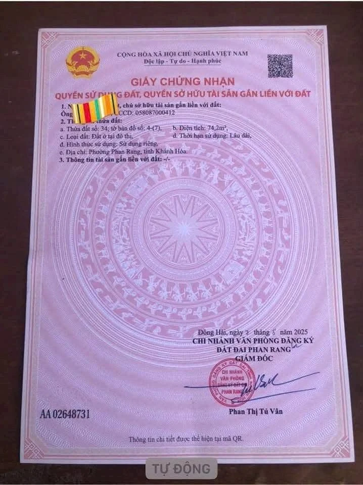 Bán nhà kề mặt tiền Thống Nhất, 74m² Phan Rang, Khánh Hòa - Ảnh thu nhỏ 5