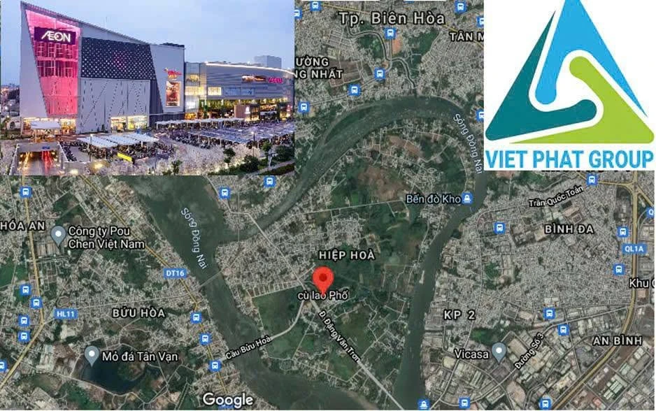 Bán đất biệt thự 380m² Cù Lao Hiệp Hòa, Đồng Nai, 6,9 tỷ - Ảnh 1