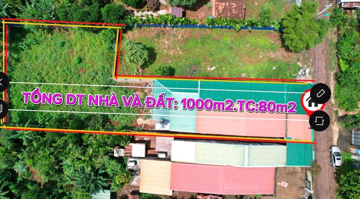 Bán nhà vườn mặt tiền Buôn Huê 1.000m2, Đắk Lắk - Ảnh 1