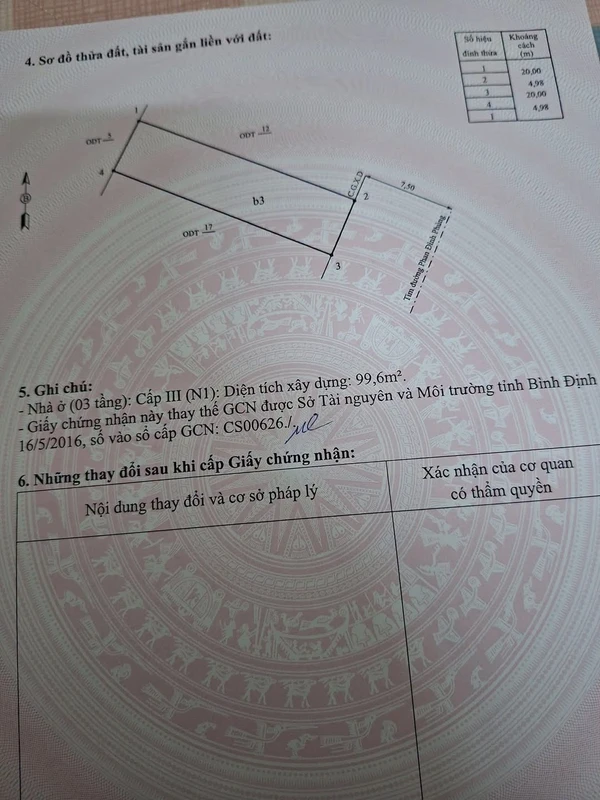 Bán nhà 3 mê 100m² Phan Đình Phùng Quy Nhơn 11 tỷ