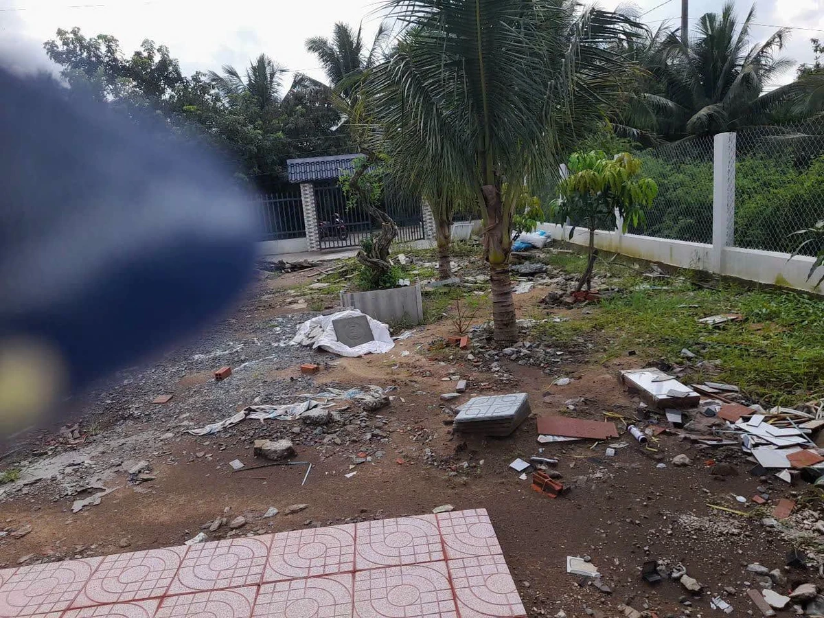 Bán đất 1.050,7m2 ngang 20m đất cây lâu năm, có sẵn nhà, xã Hữu Định, Châu Thành - Ảnh thu nhỏ 4