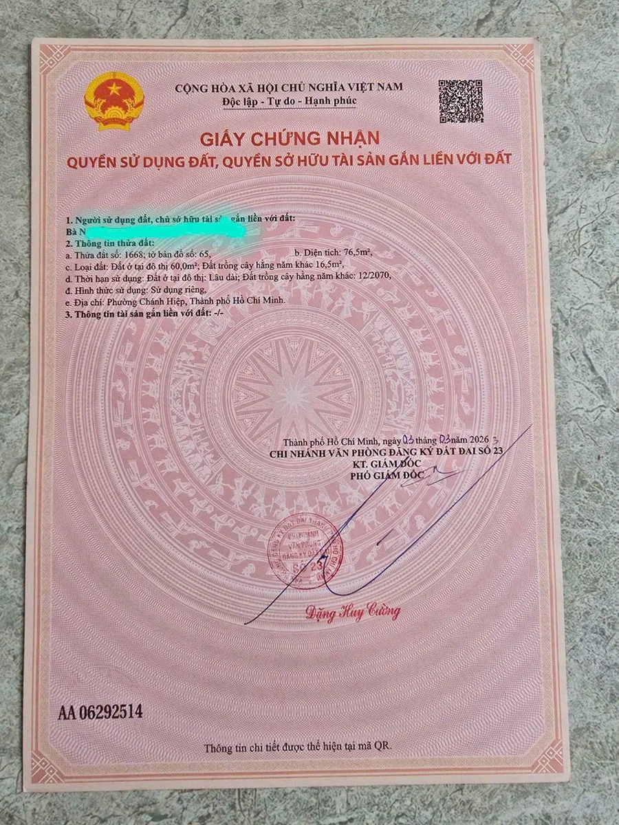 Bán đất Định Hòa (nay Chính Hiệp) 60m² mặt tiền Dx071, 1tỷ950 - Ảnh thu nhỏ 5
