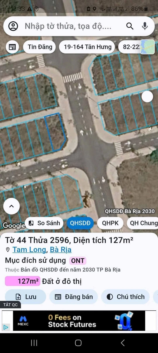 Bán đất góc 2 mặt tiền 135m2 Bà Rịa 2.95 tỷ - Ảnh thu nhỏ 3