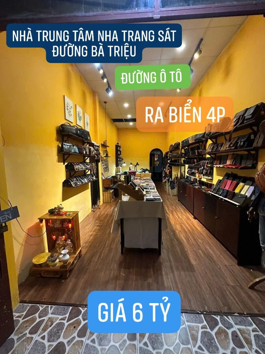 Bán nhà hẻm Bà Triệu Nha Trang 61,3m2, 6 tỷ - Ảnh 1