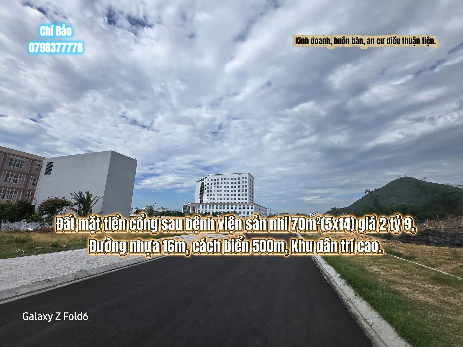 Bán lô đất 70m² gần Bệnh viện Sản Nhi, Tuy Hòa, 2 tỷ 9 - Ảnh 1