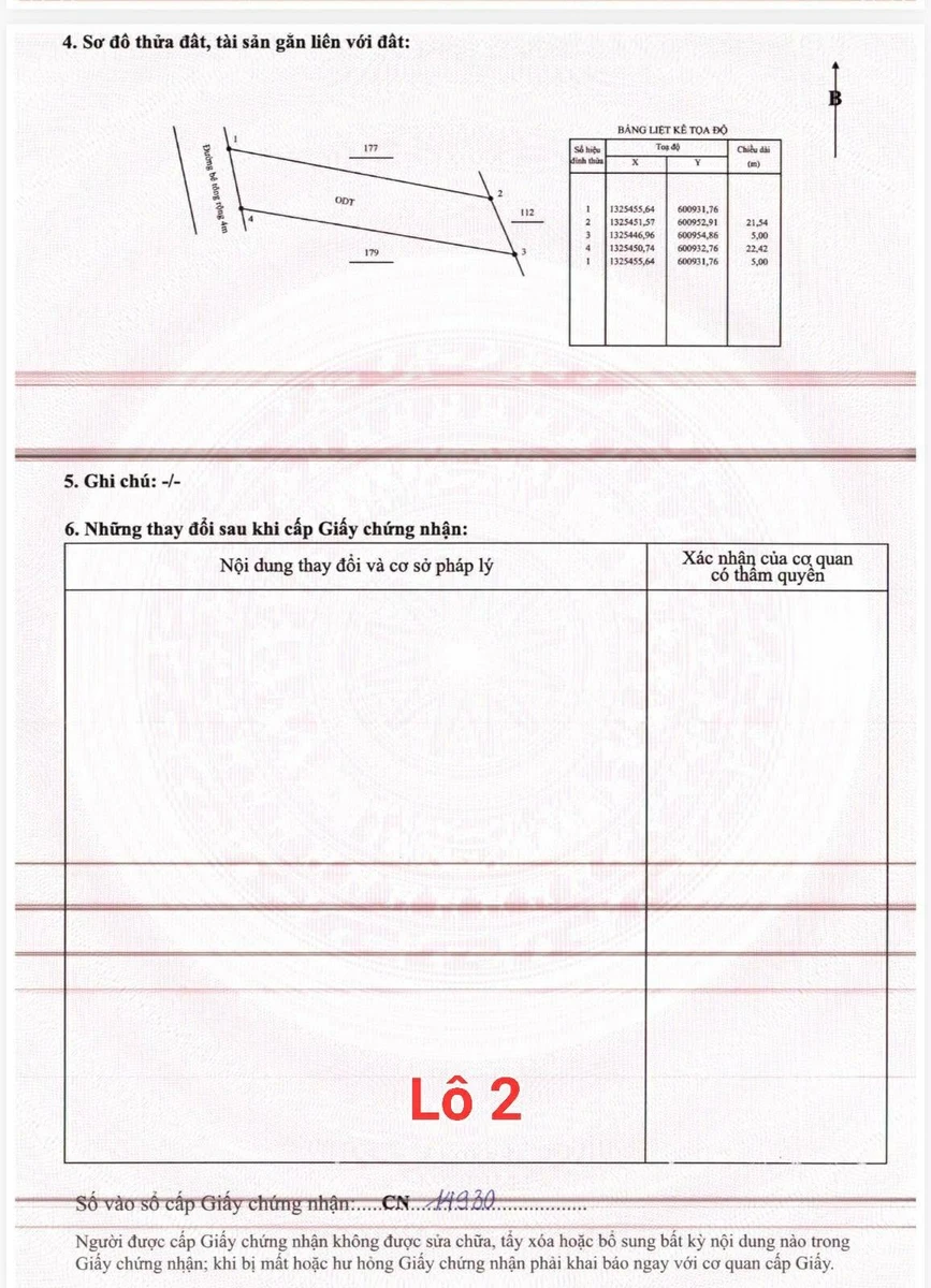 Bán đất nền Cam Ranh 110m² 1 tỷ 4 - Ảnh thu nhỏ 3
