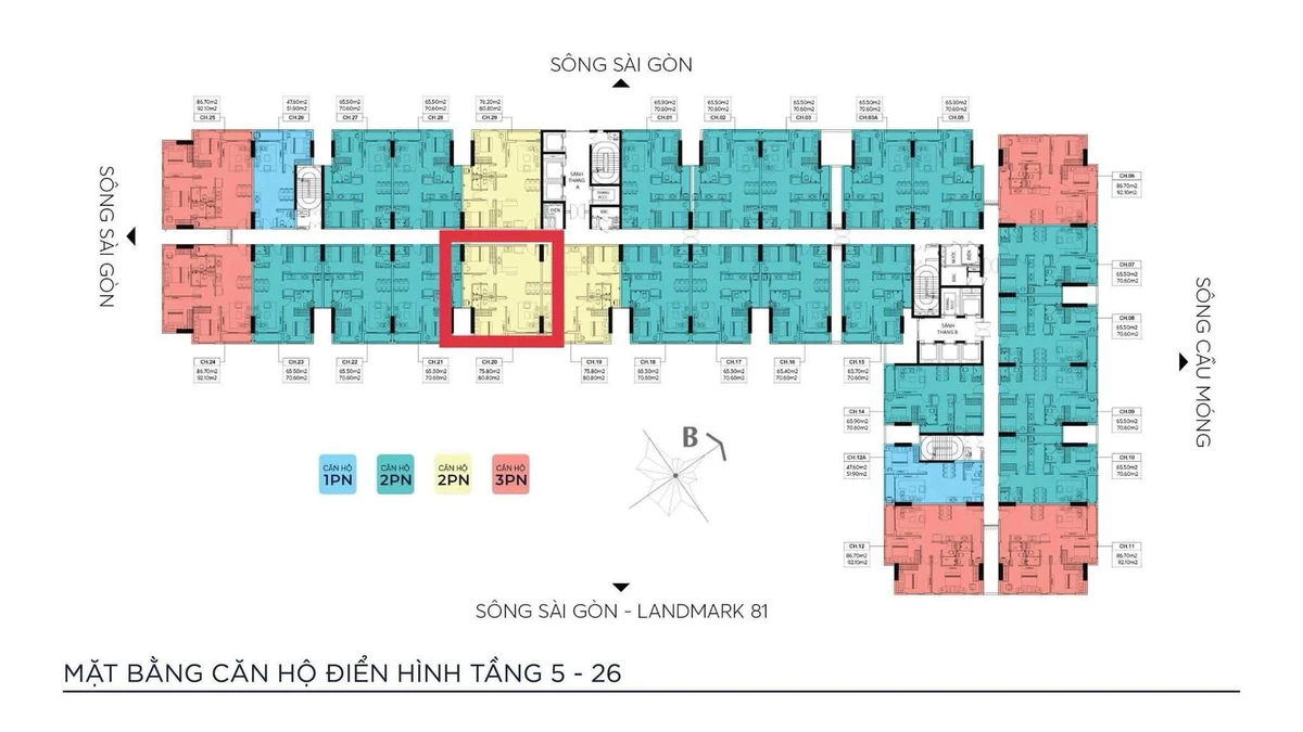 Bán căn hộ Symlife 2PN 80m² view sông Sài Gòn, 3,4 tỷ - Ảnh thu nhỏ 2