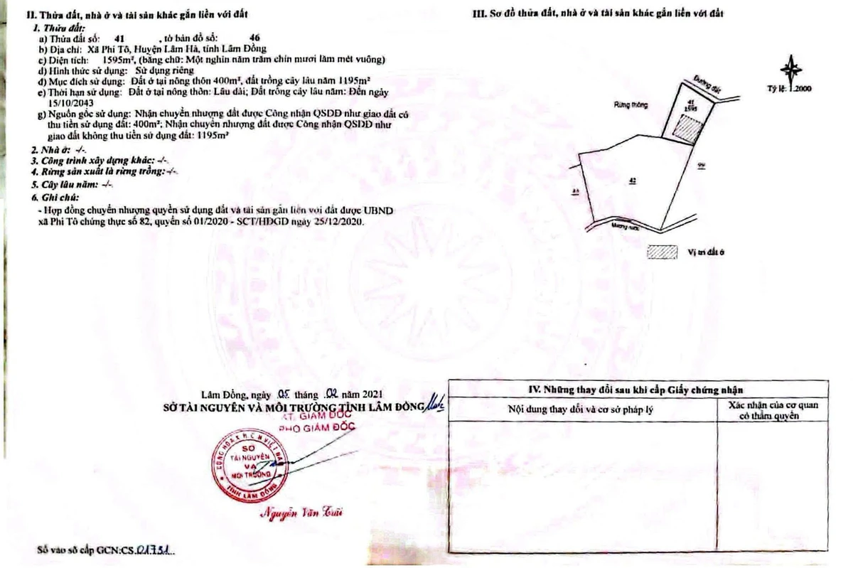 Bán đất nông nghiệp 8000m² gần Đà Lạt 1 tỷ 750 triệu - Ảnh thu nhỏ 3