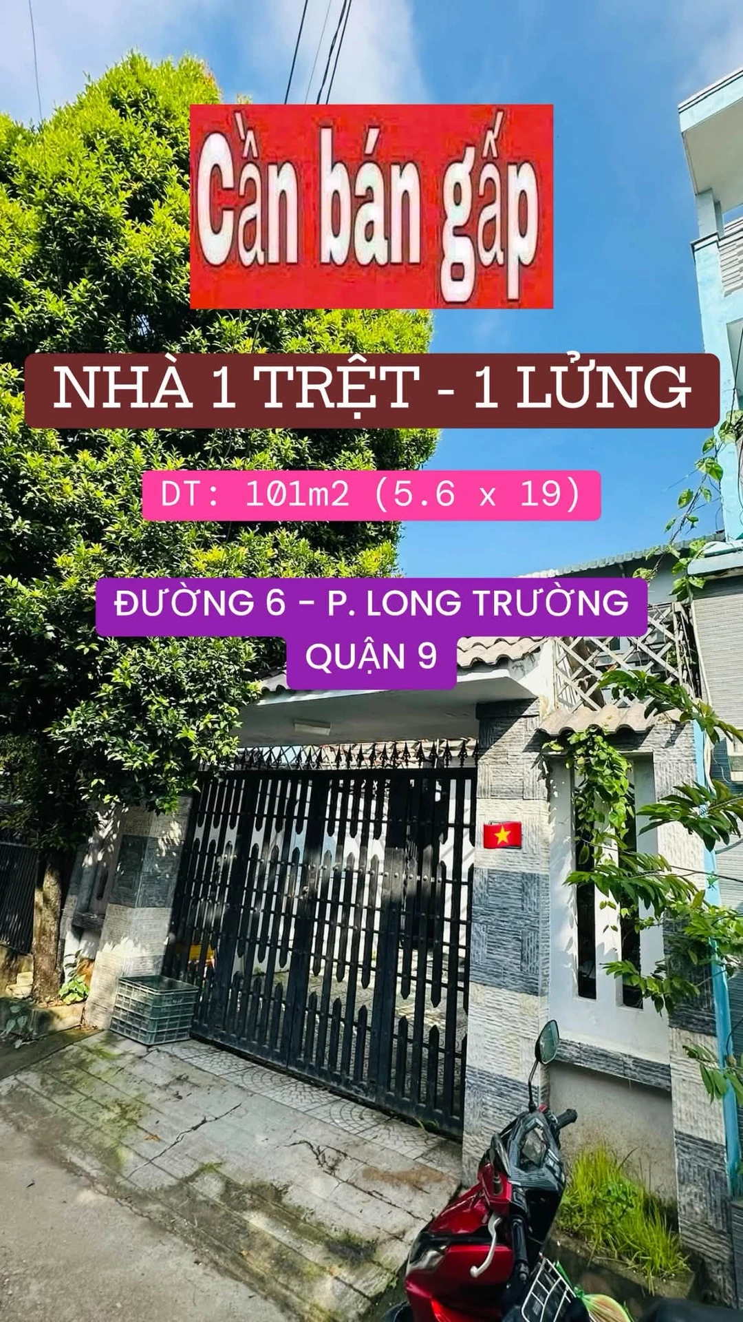 Bán nhà 101m² Nguyễn Duy Trịnh, Long Trường, Quận 9 - 5.8 tỷ - Ảnh 1