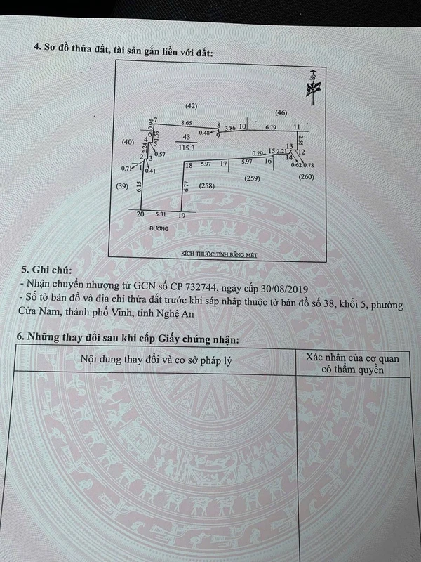 Bán đất kèm nhà 3 tầng 115m2 đường Đề Thám, Quận 1