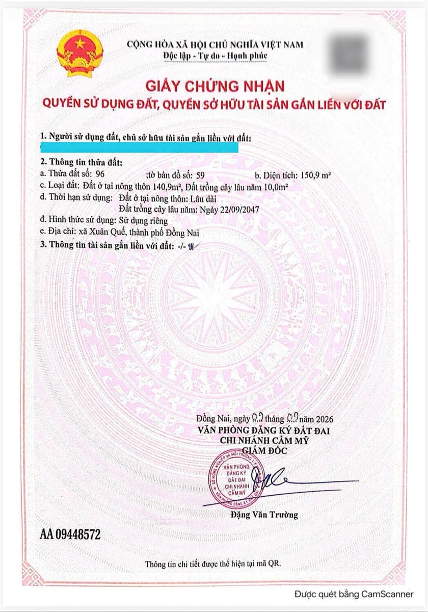 Bán đất nền 150m² gần KCN Xuân Quế, Sông Nhạn 550 triệu - Ảnh thu nhỏ 5