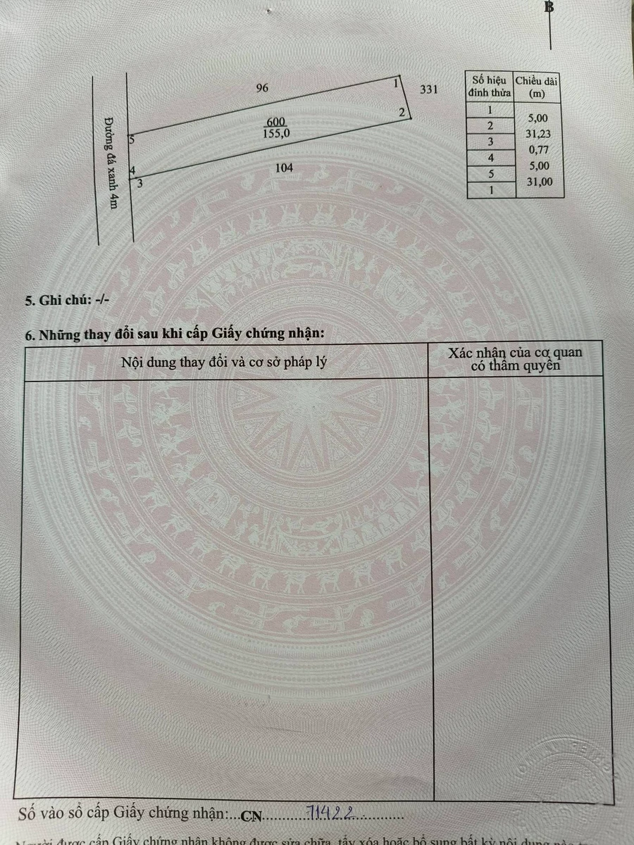 Bán 2 nền đất 150m² xã Hòa Khánh, Tây Ninh - Ảnh thu nhỏ 2