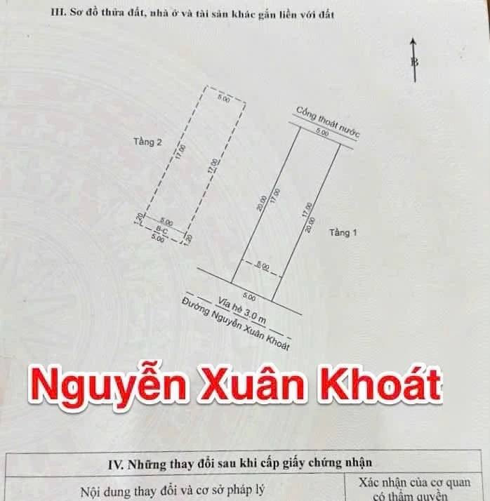 Bán nhà 2 tầng mặt tiền 100m² Nguyễn Xuân Khoát, Đà Nẵng - Ảnh thu nhỏ 3