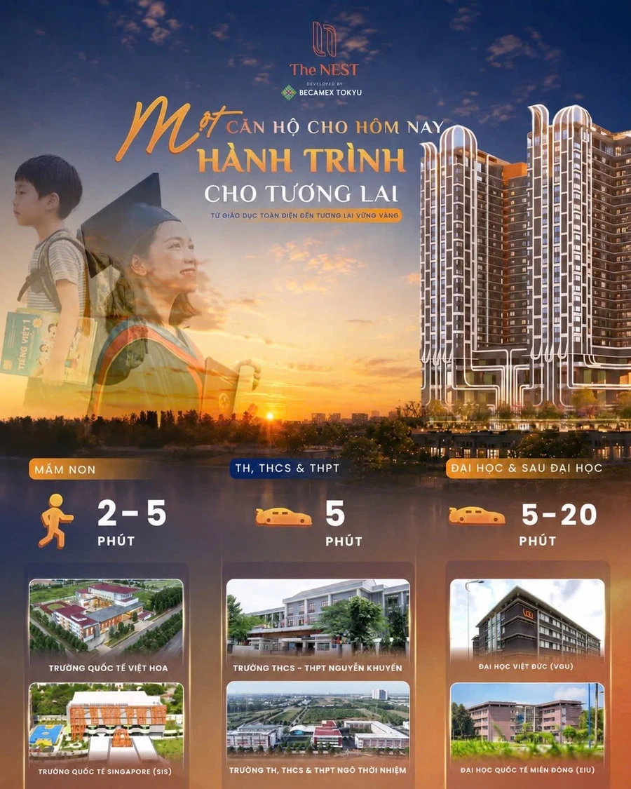 Bán căn hộ 3PN góc 2 mặt tiền The Nest Bình Dương 75,5m² - Ảnh thu nhỏ 3