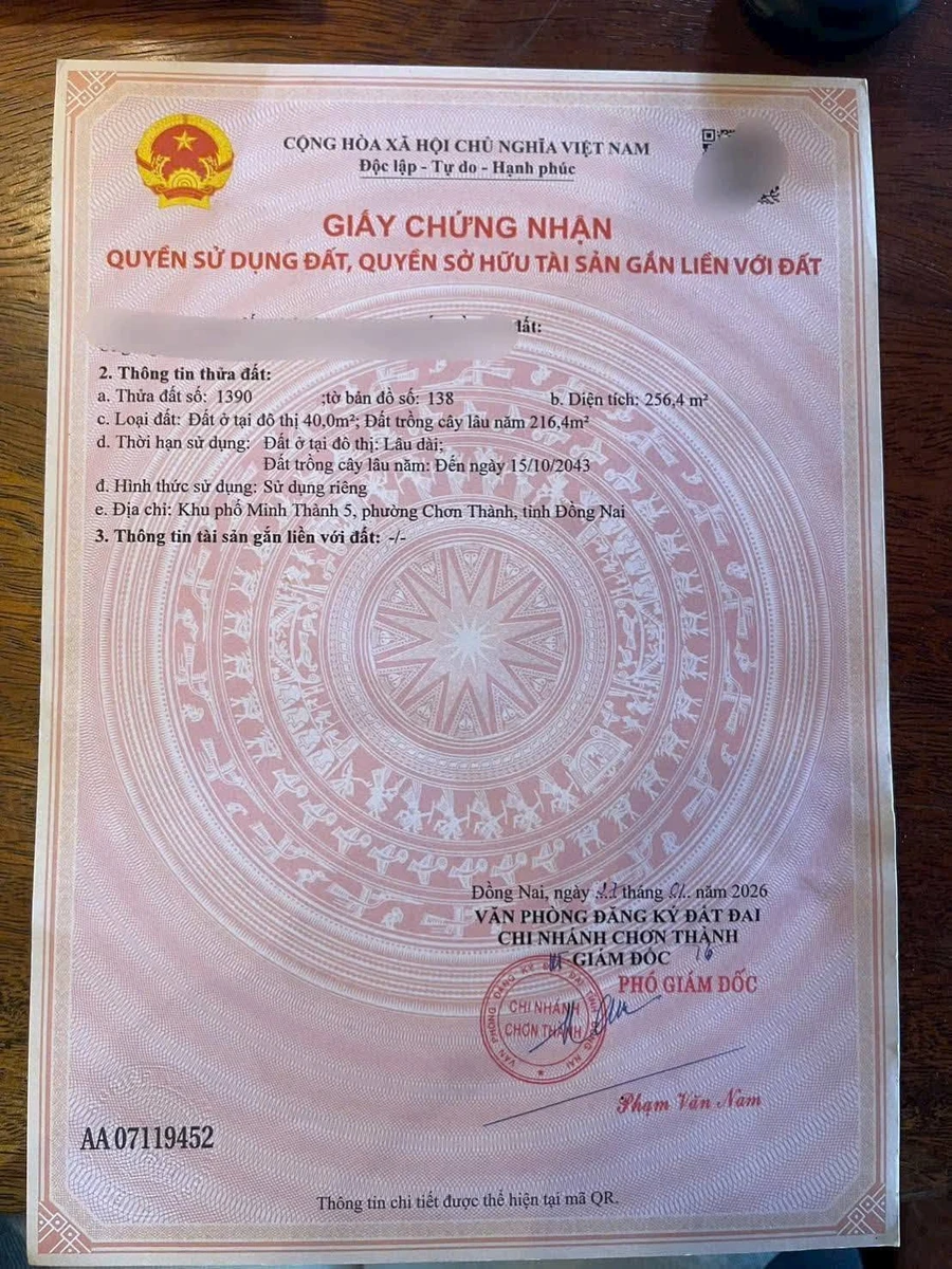 Bán đất Chơn Thành 250m² giá 400 triệu - Ảnh thu nhỏ 3