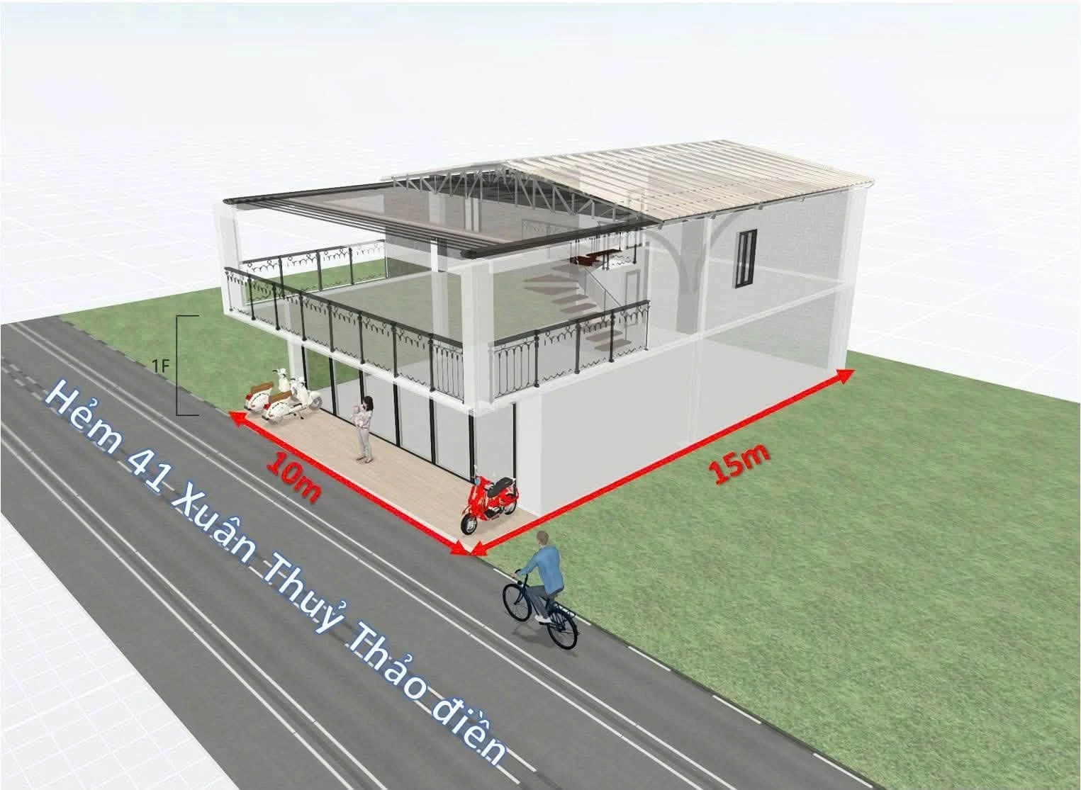 Cho thuê nhà mặt tiền 300m² Xuân Thủy Thảo Điền - Ảnh 1