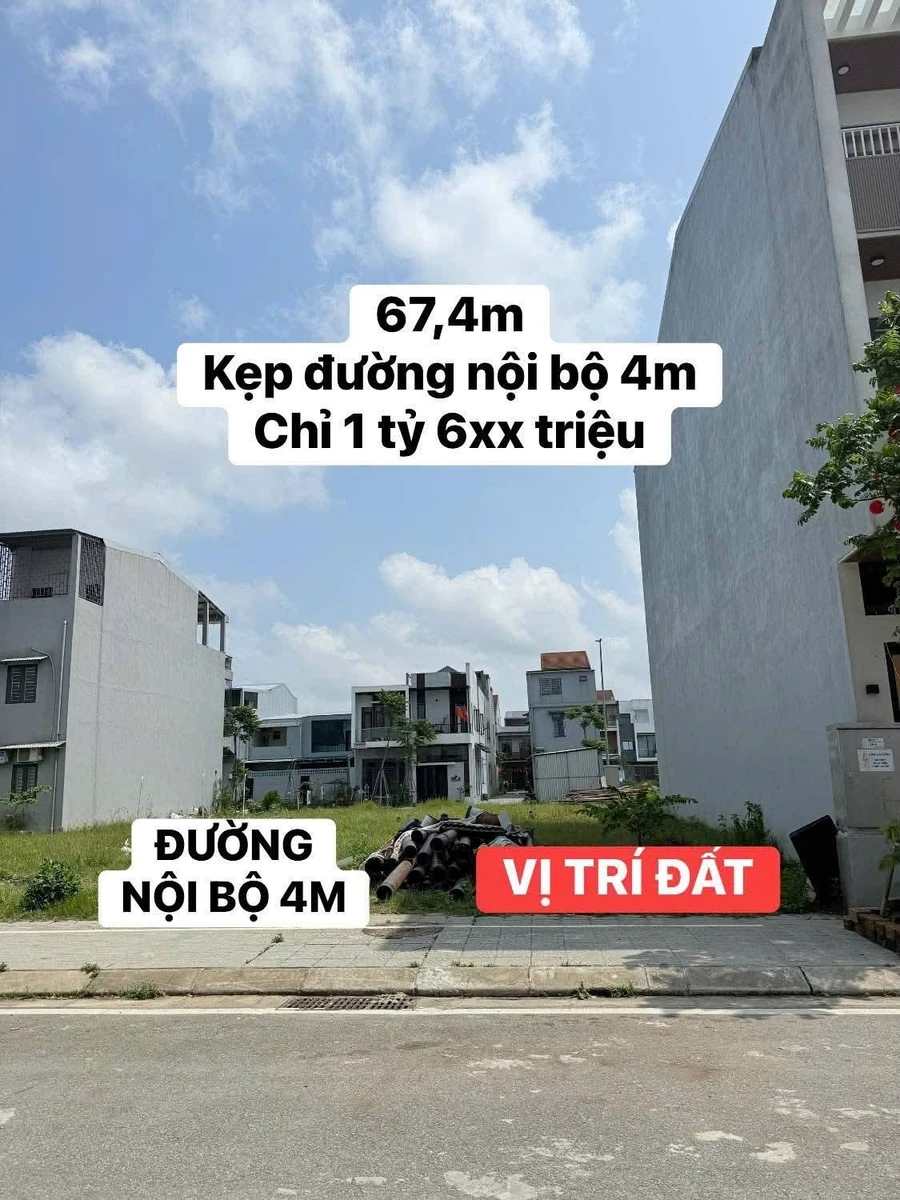 Bán lô đất 67,4m² 2 mặt tiền Nguyễn Văn Linh 1 tỷ 6 - Ảnh thu nhỏ 4