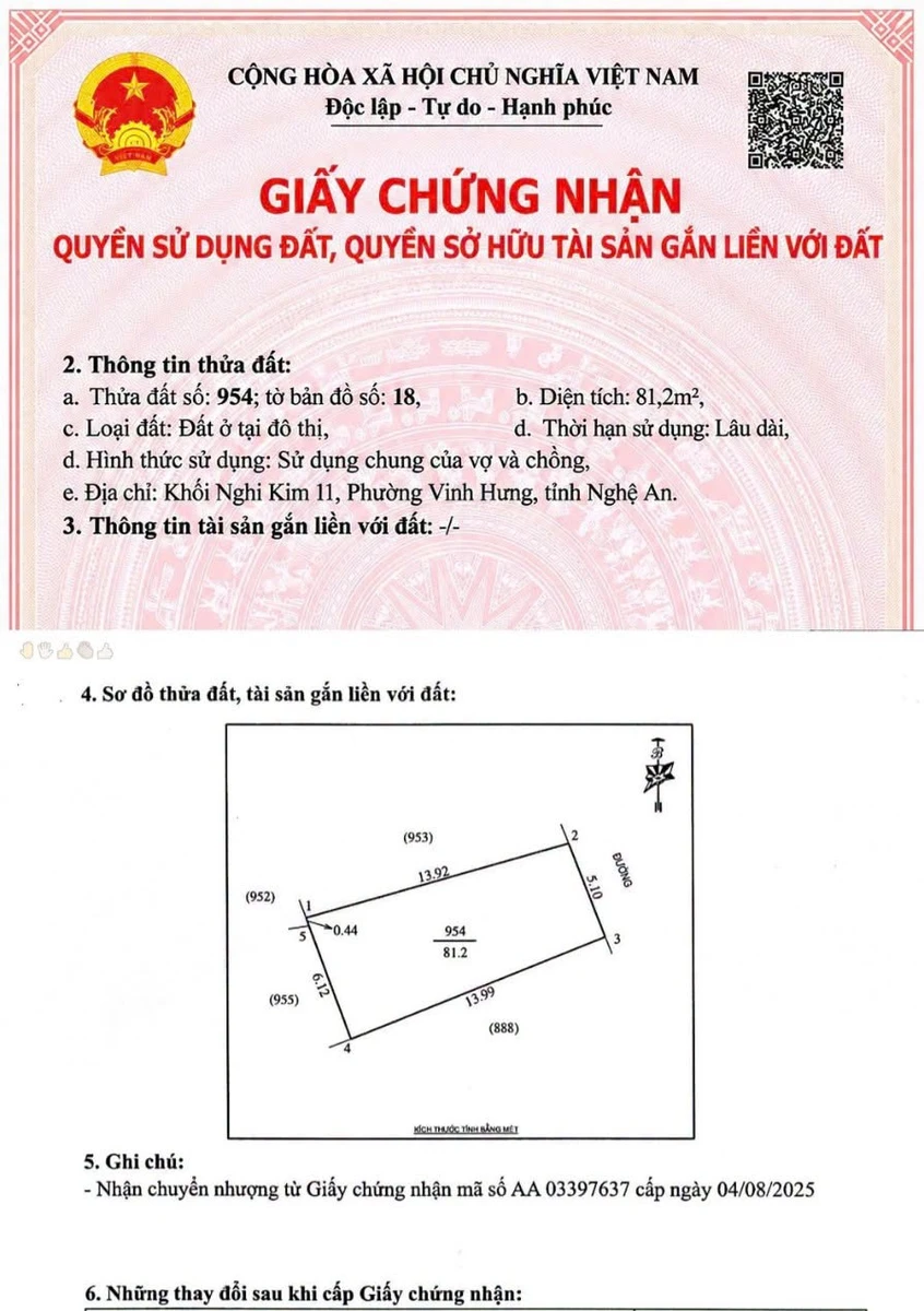 Bán lô đất 81m2 sát UBND Phường Vĩnh Hưng, Bình Chánh - Ảnh thu nhỏ 2