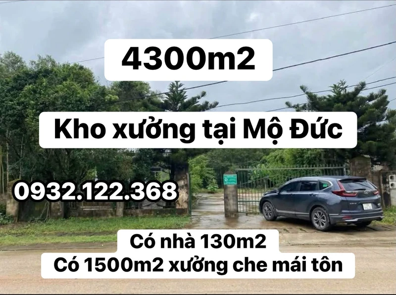 Bán 2 kho xưởng 4300m2 Đức Chánh Quảng Ngãi