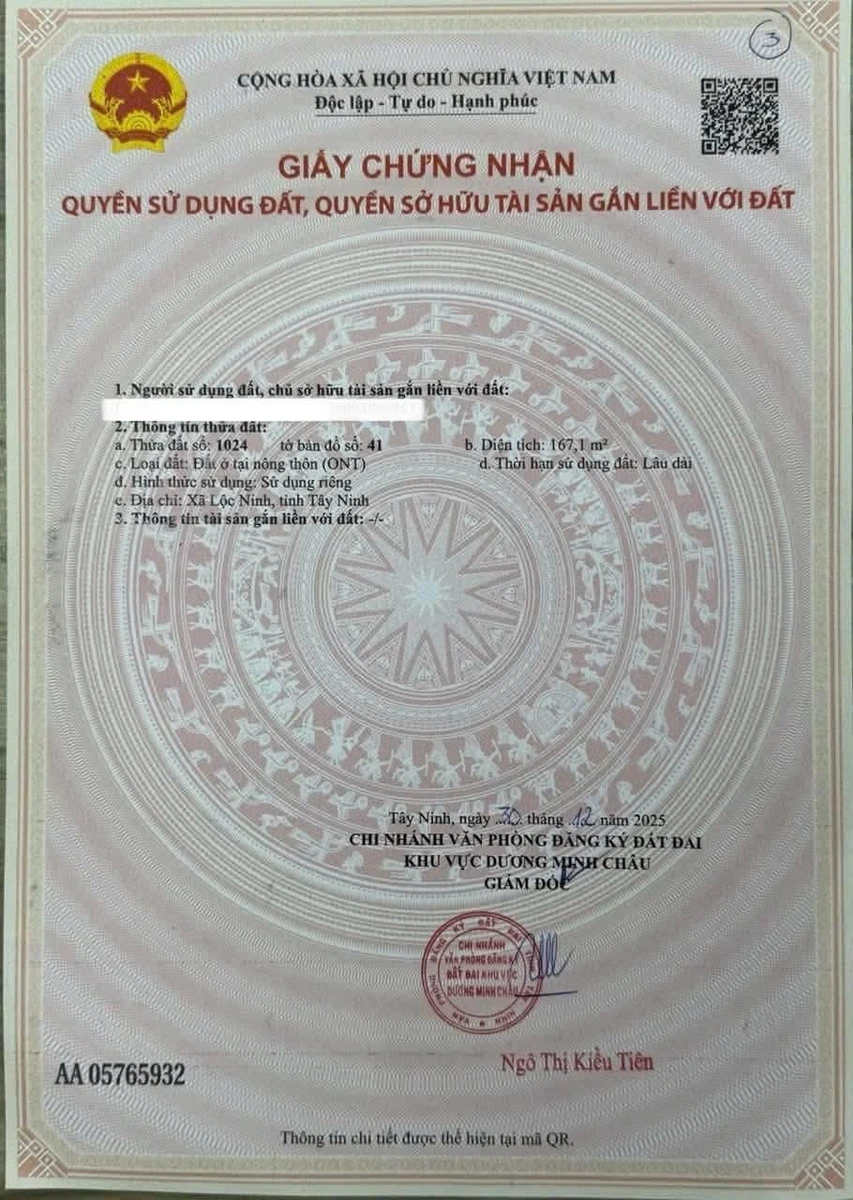 Bán đất nền 5x33m Phước Minh Tây Ninh 210 triệu - Ảnh thu nhỏ 2