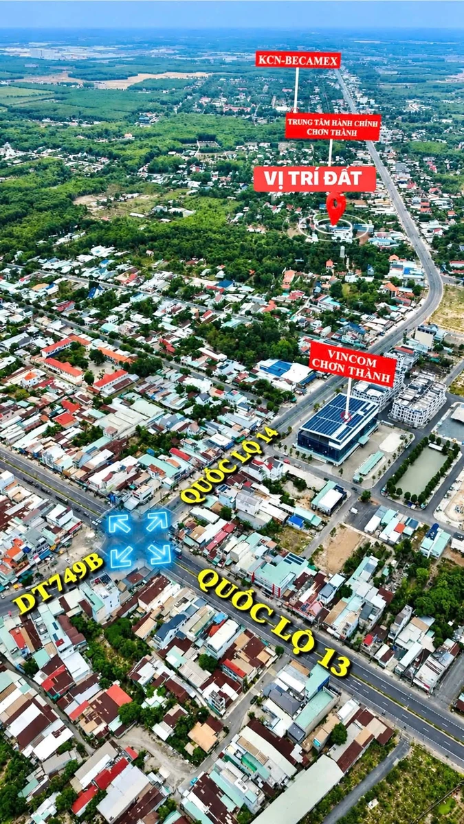 Bán đất Chơn Thành 5x35m giá 590 triệu - Ảnh thu nhỏ 2