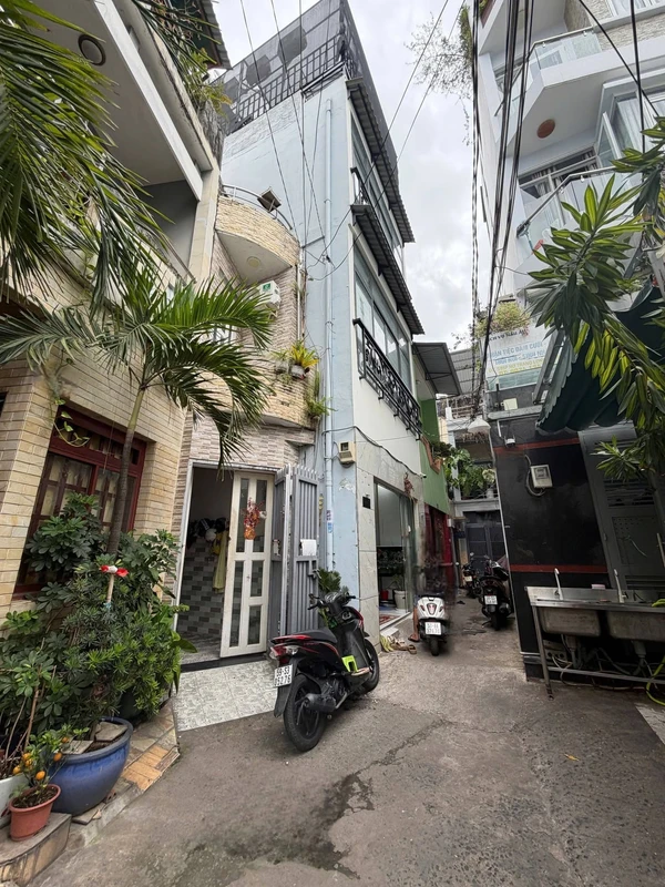 Bán nhà 4 tầng hẻm Nơ Trang Long, 46m², 4PN, 6,2 tỷ, Bình Thạnh