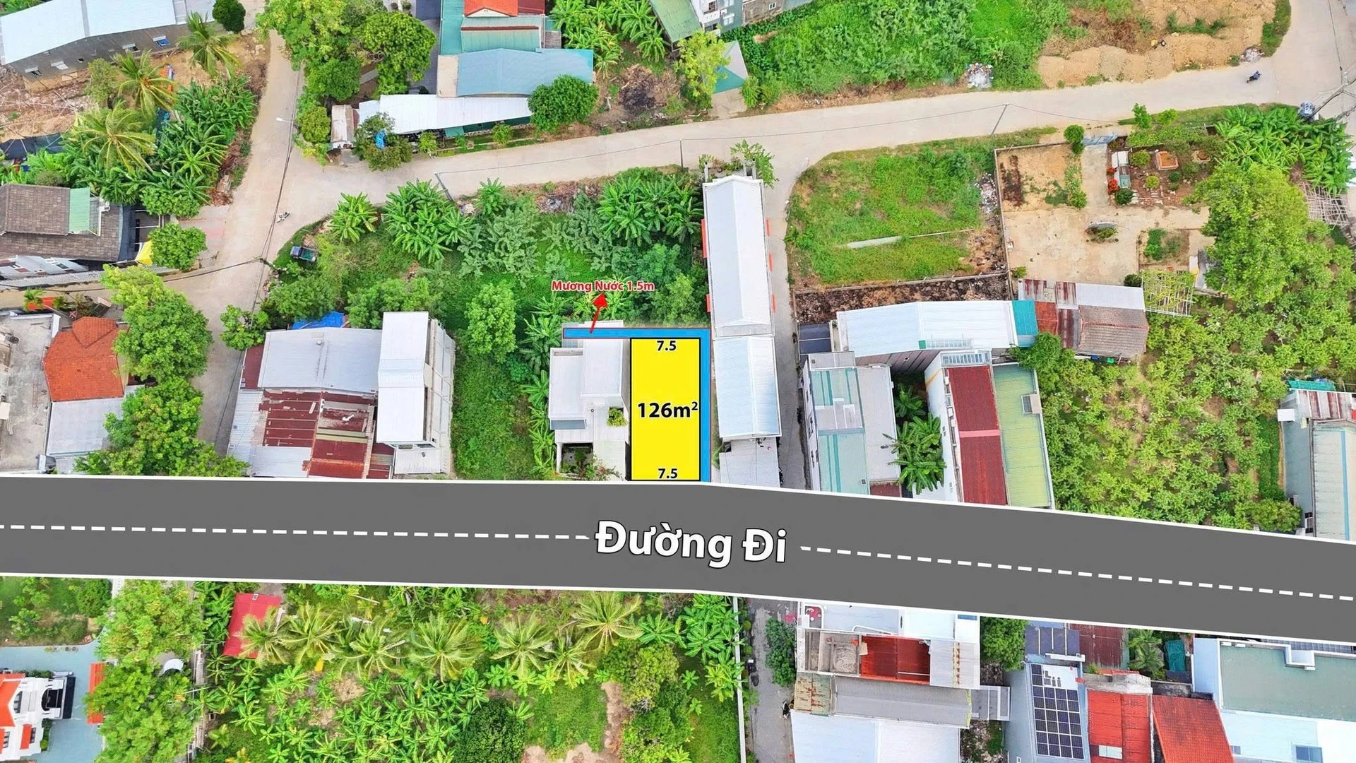 Bán đất 126m2 ngang 7,5m 3 mặt thoáng khu quy hoạch Ngọc Anh, Mỹ Thượng, Huế - Ảnh 1