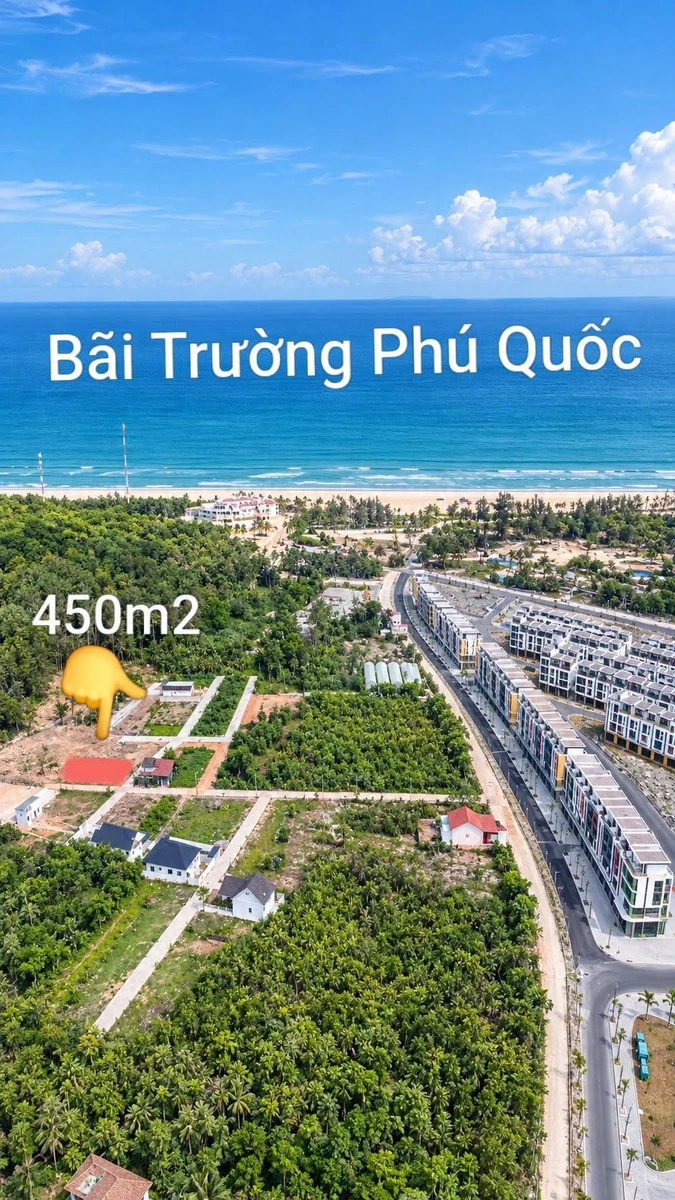 Bán đất Phú Quốc 450m² 10tr/m² gần biển - Ảnh 1