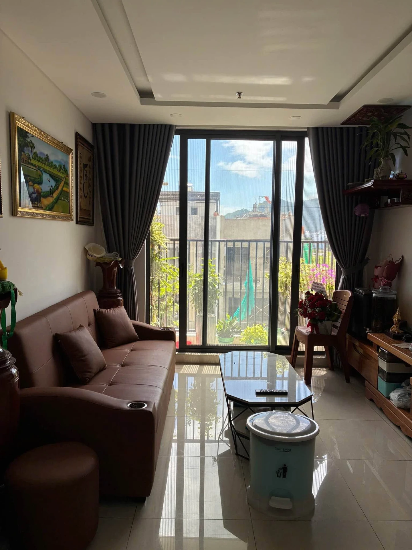 Cho thuê căn hộ 2PN 71m2 CT2 VCN Phước Long 15 triệu/tháng - Ảnh 1