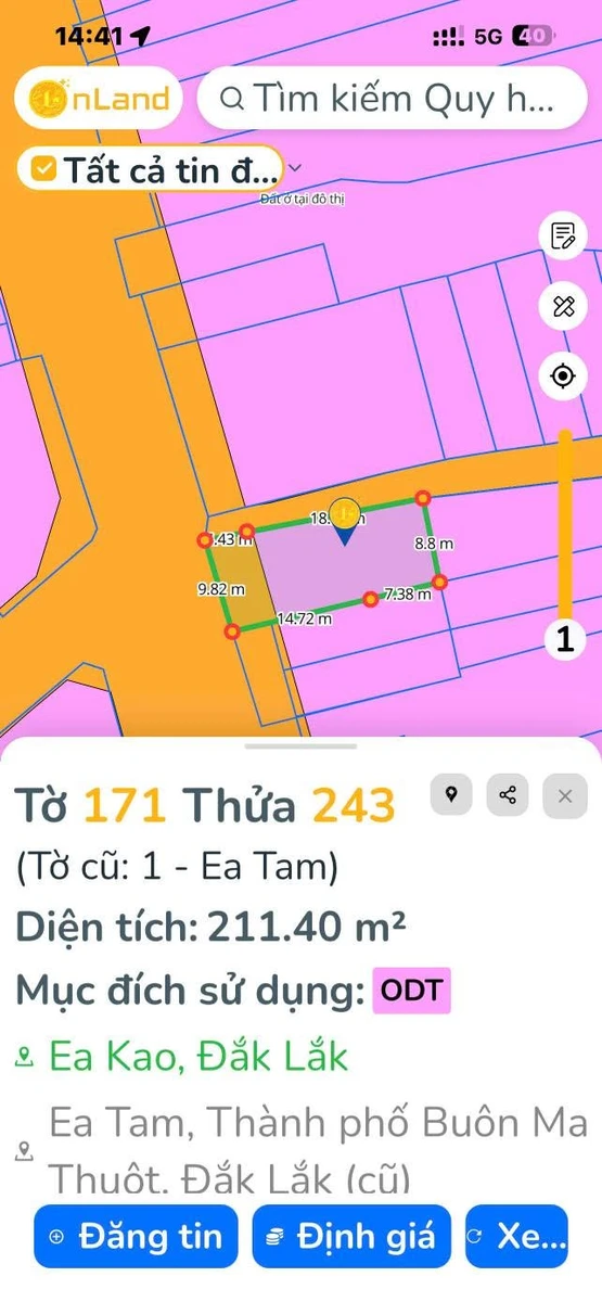 Bán đất góc 2 mặt tiền đường Y Nuê, 180m², 8.4 tỷ - Ảnh thu nhỏ 2