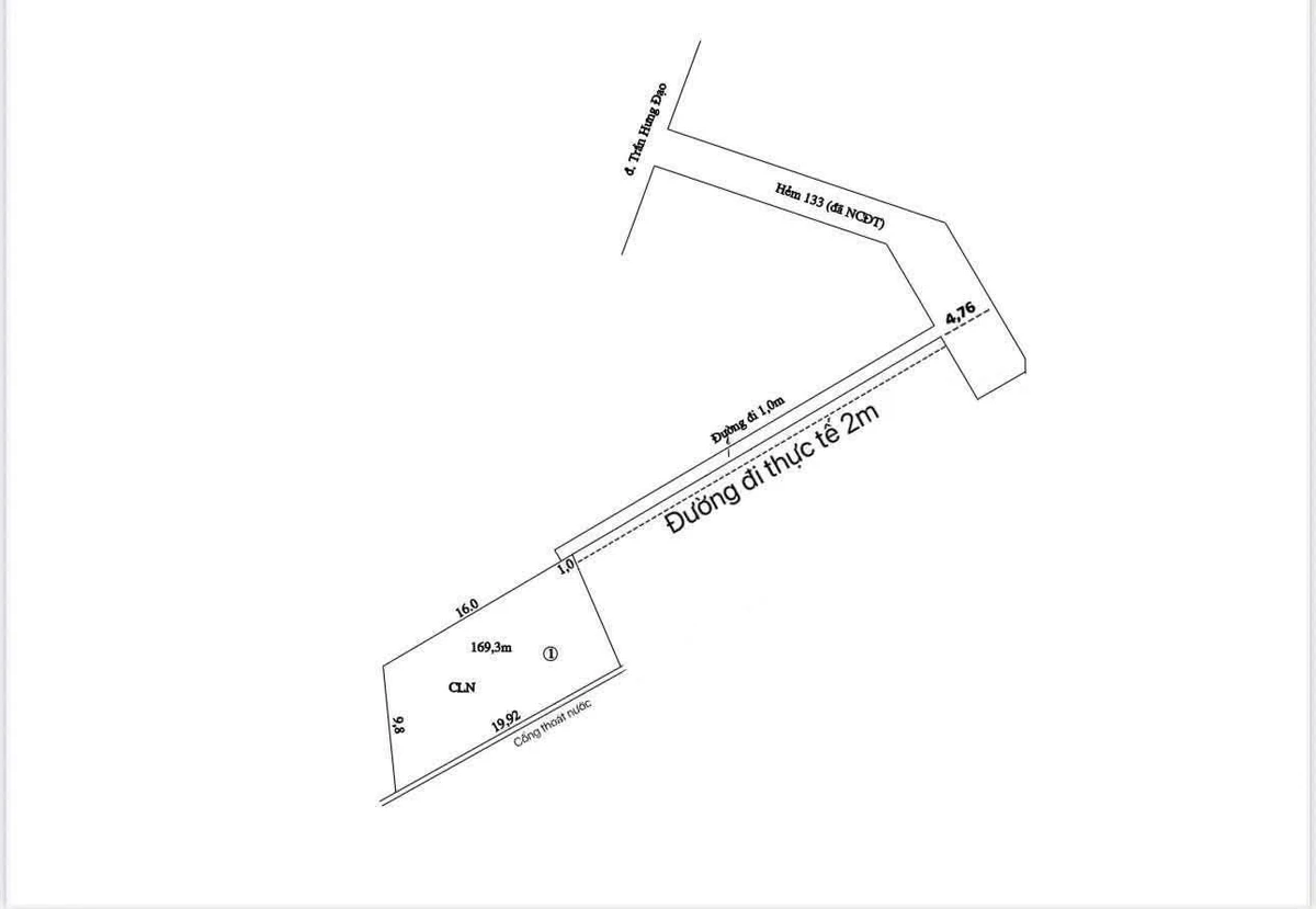 Bán đất vườn 169m² Trần Hưng Đạo Ninh Kiều 2 tỷ 370 - Ảnh thu nhỏ 4