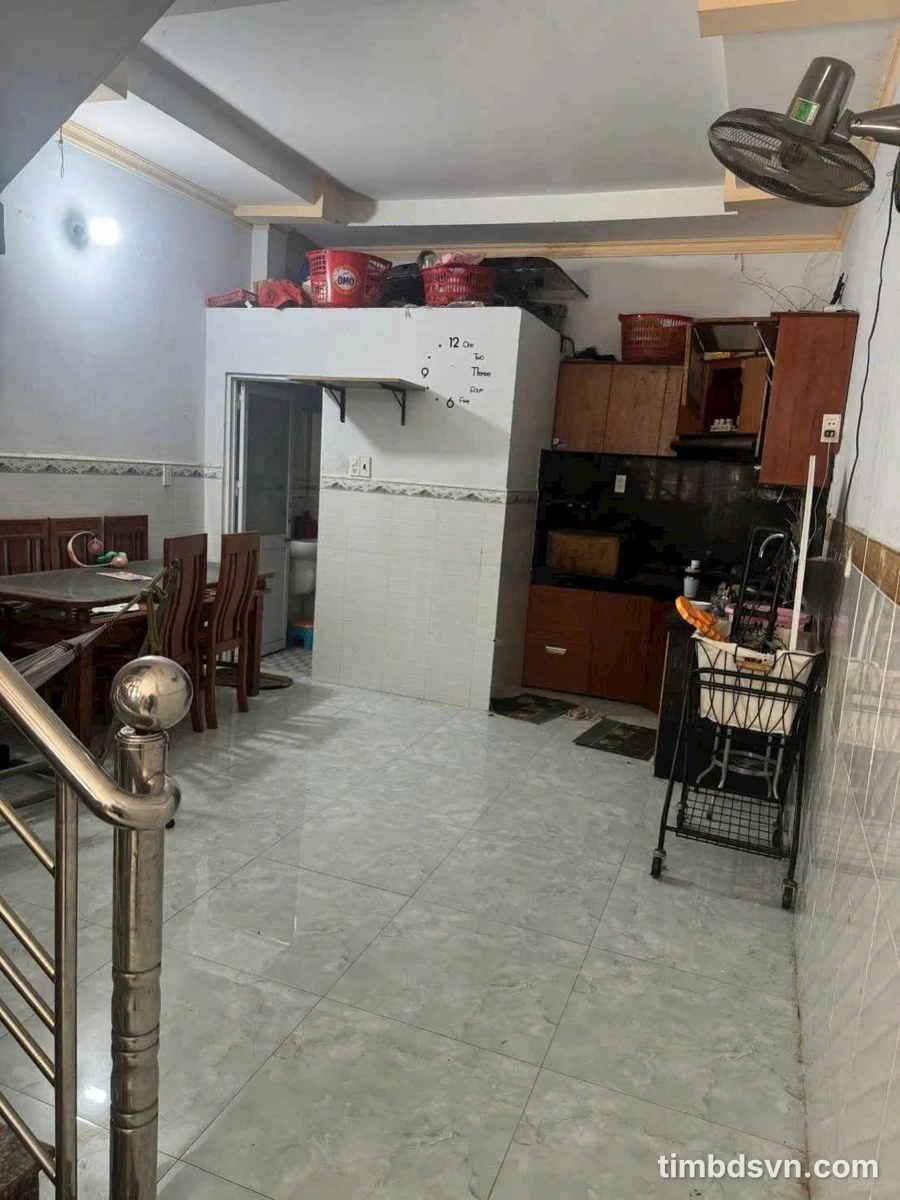 Cho thuê nhà 4x12m, 2PN 2WC, Thạnh Lộc, Quận 12 - Ảnh thu nhỏ 2