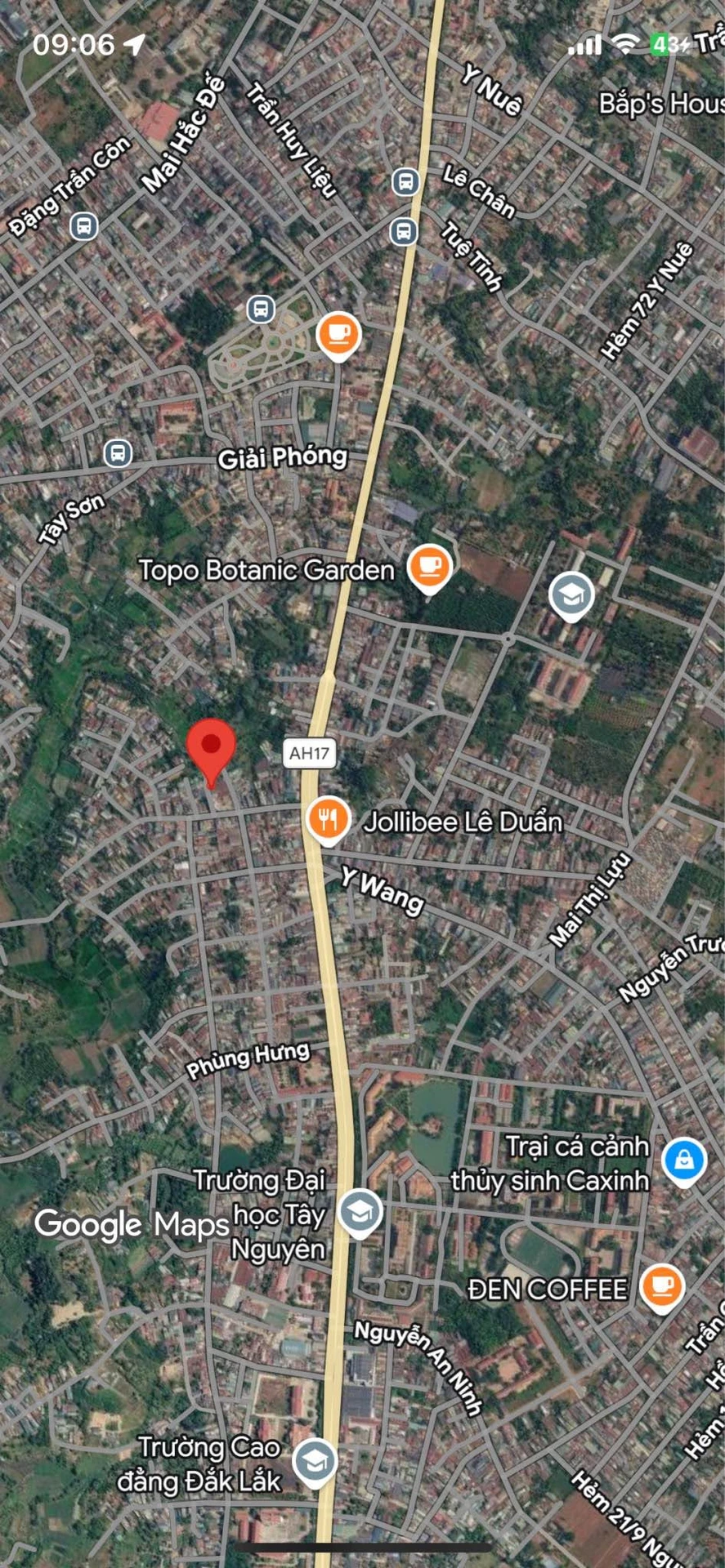 Bán đất 7x18m hẻm Đặng Văn Ngữ, Phường Ea Kao, Buôn Ma Thuột giá 1,68 tỷ - Ảnh 1