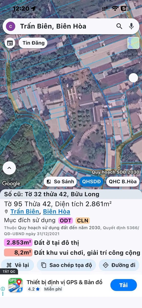 Bán lô đất 2800m² Phường Trấn Biên, Biên Hoà 25 tỷ - Ảnh thu nhỏ 2